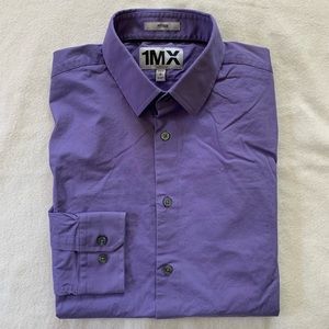 Men’s Express Slim Fitted 1MX Dress Shirt